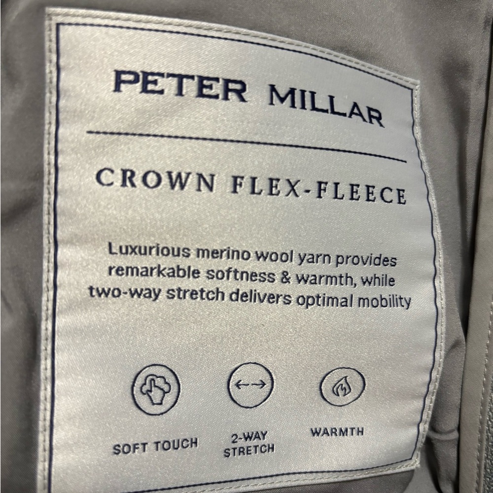 Peter Millar Merino wool Light Gray Vest - Picture 4 of 9